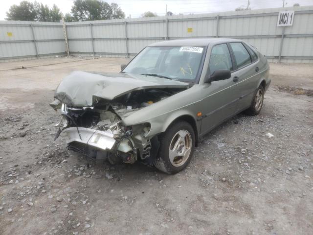 YS3DD58N6X2075604 - 1999 SAAB 9-3 S GREEN photo 2