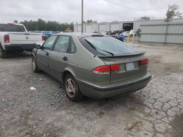 YS3DD58N6X2075604 - 1999 SAAB 9-3 S GREEN photo 3