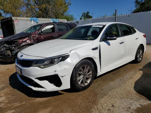 5XXGT4L37LG380119 - 2020 KIA OPTIMA LX WHITE photo 1