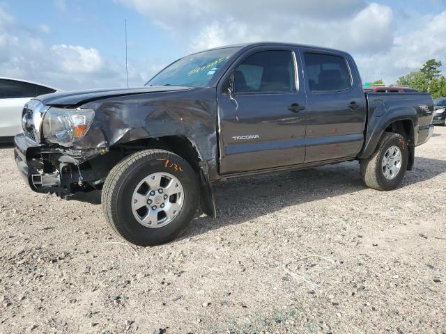 5TFJU4GN2BX012386 - 2011 TOYOTA TACOMA DOUBLE CAB PRERUNNER GRAY photo 1
