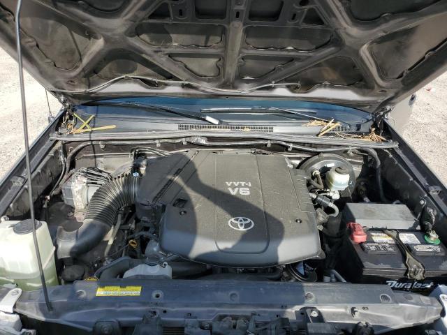 5TFJU4GN2BX012386 - 2011 TOYOTA TACOMA DOUBLE CAB PRERUNNER GRAY photo 11