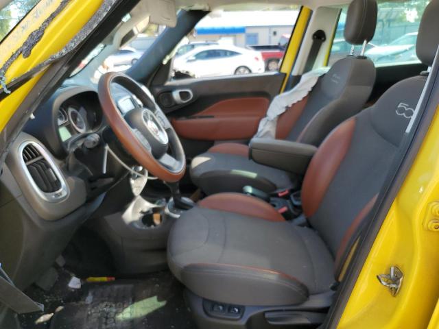 ZFBCFADH8FZ033627 - 2015 FIAT 500L TREKKING YELLOW photo 5