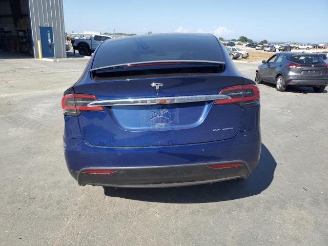 5YJXCAE22KF184870 - 2019 TESLA MODEL X Синий фото 6