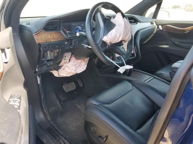 5YJXCAE22KF184870 - 2019 TESLA MODEL X Синий фото 8