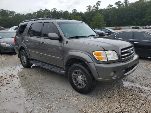 5TDZT38A83S137850 - 2003 TOYOTA SEQUOIA LIMITED GRAY photo 4