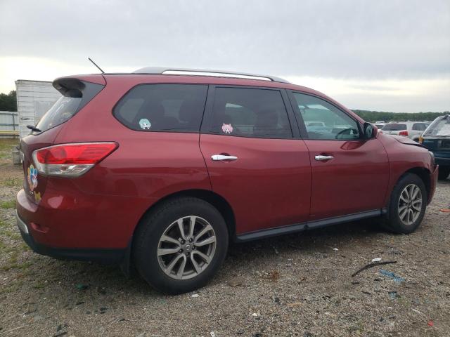 5N1AR2MM5GC614484 - 2016 NISSAN PATHFINDER S MAROON photo 3