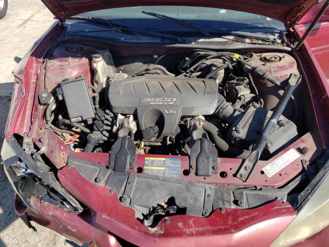 2G2WP542351235782 - 2005 PONTIAC GRAND PRIX RED photo 11