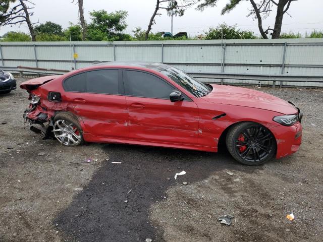 WBS83CH08NCJ53899 - 2022 BMW M5 RED photo 4