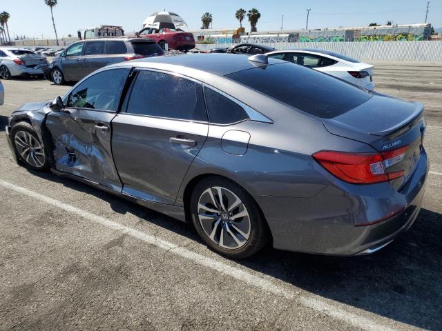 1HGCV3F15LA010281 - 2020 HONDA ACCORD HYBRID CHARCOAL photo 2