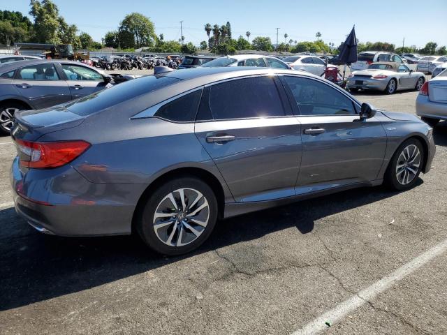 1HGCV3F15LA010281 - 2020 HONDA ACCORD HYBRID CHARCOAL photo 3