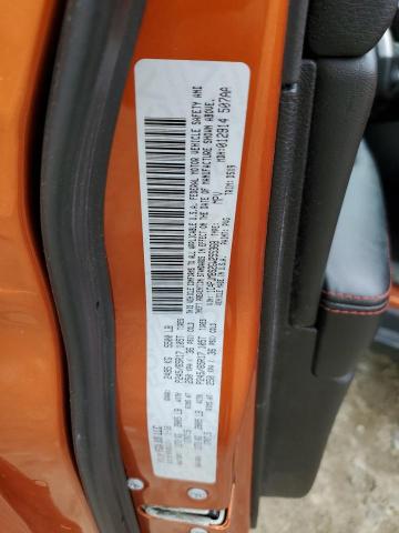1C4PJMBS2GW255368 - 2016 JEEP CHEROKEE TRAILHAWK ORANGE photo 12