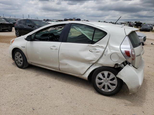 JTDKDTB39D1544261 - 2013 TOYOTA PRIUS C WHITE photo 2