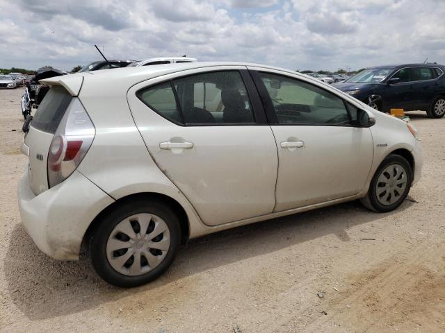 JTDKDTB39D1544261 - 2013 TOYOTA PRIUS C WHITE photo 3