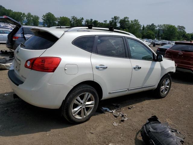 JN8AS5MV6CW420269 - 2012 NISSAN ROGUE S WHITE photo 3