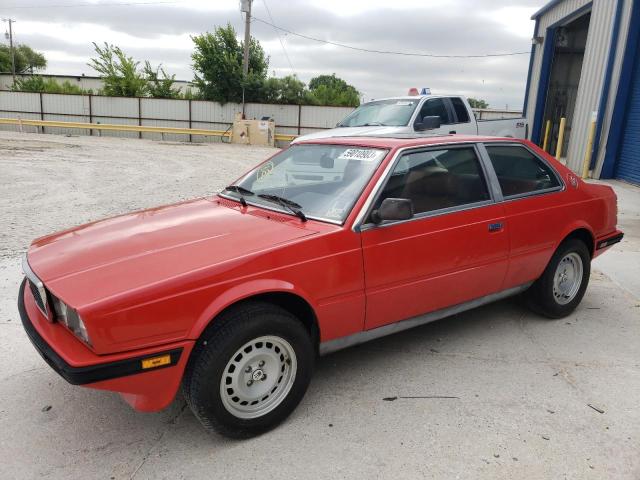 ZAMAL1109GB314286 - 1986 MASERATI BITURBO RED photo 1