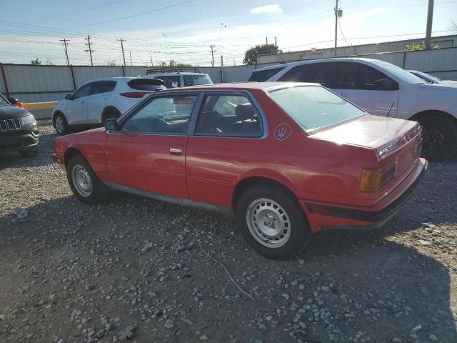 ZAMAL1109GB314286 - 1986 MASERATI BITURBO RED photo 2