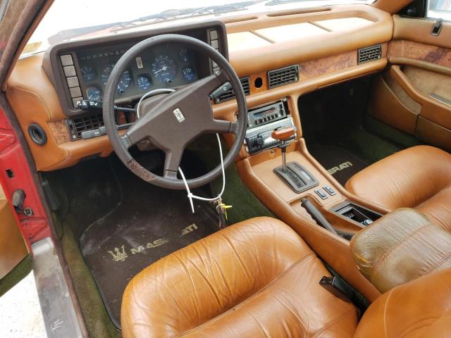 ZAMAL1109GB314286 - 1986 MASERATI BITURBO RED photo 8