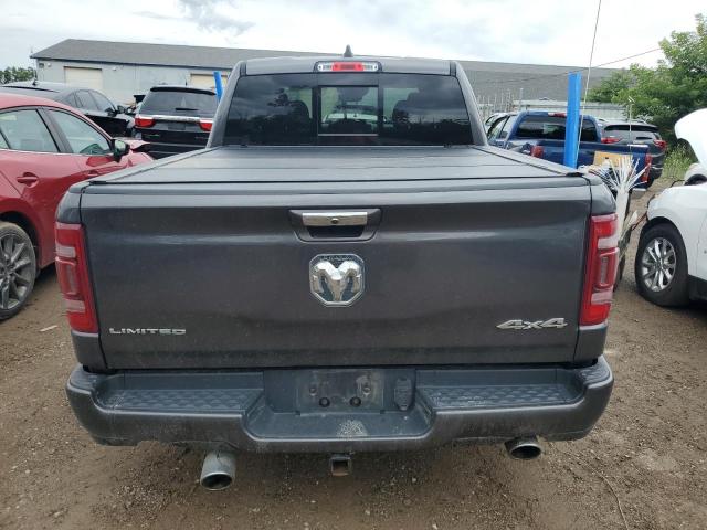 1C6SRFHMXLN225596 - 2020 RAM 1500 LIMITED GRAY photo 6