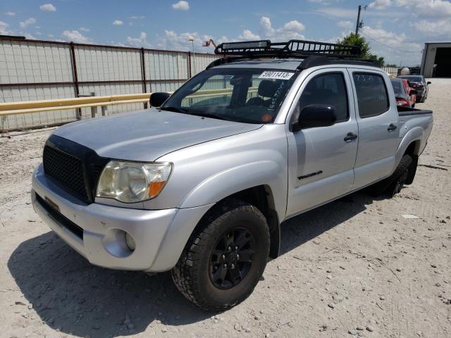 5TEJU62NX8Z507150 - 2008 TOYOTA TACOMA DOUBLE CAB PRERUNNER SILVER photo 1