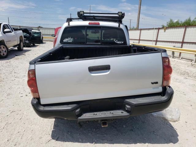 5TEJU62NX8Z507150 - 2008 TOYOTA TACOMA DOUBLE CAB PRERUNNER SILVER photo 6