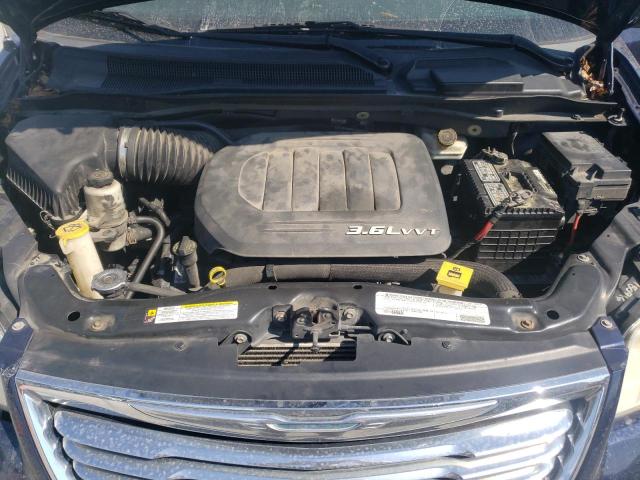 2C4RC1CG3CR266670 - 2012 CHRYSLER TOWN & COU TOURING L BLUE photo 12