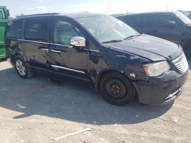 2C4RC1CG3CR266670 - 2012 CHRYSLER TOWN & COU TOURING L BLUE photo 4