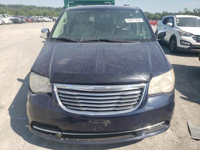 2C4RC1CG3CR266670 - 2012 CHRYSLER TOWN & COU TOURING L BLUE photo 5