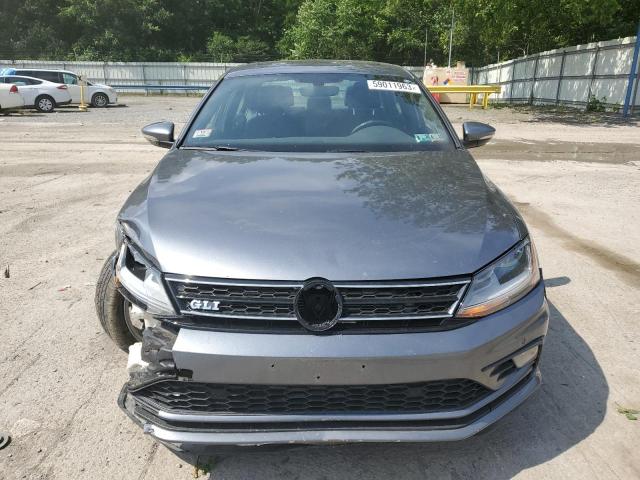 3VW5T7AJ6HM220780 - 2017 VOLKSWAGEN JETTA GLI GRAY photo 5