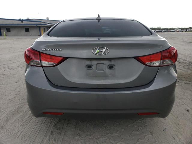 KMHDH4AEXBU094536 - 2011 HYUNDAI ELANTRA GLS GRAY photo 6