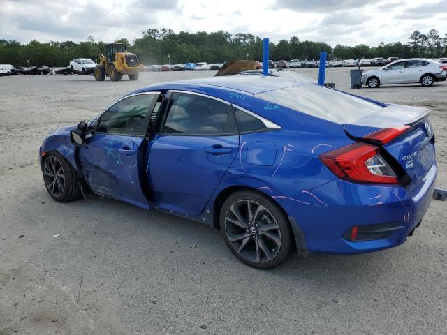 2HGFC2F88MH536708 - 2021 HONDA CIVIC SPORT ლურჯი ფოტო 2