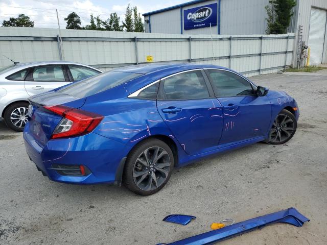 2HGFC2F88MH536708 - 2021 HONDA CIVIC SPORT ლურჯი ფოტო 3