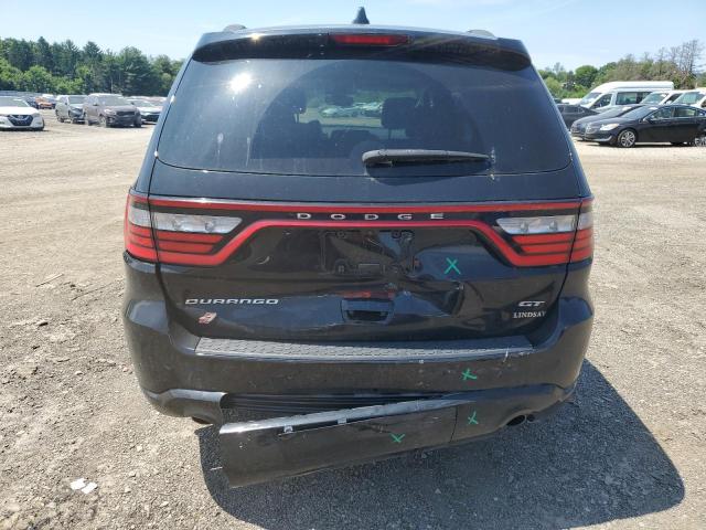 1C4RDJDG8LC380555 - 2020 DODGE DURANGO GT BLACK photo 6