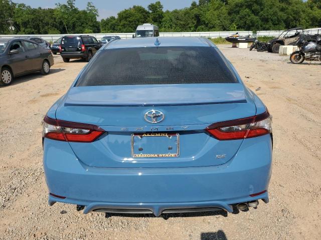 4T1T11AK3PU180069 - 2023 TOYOTA CAMRY SE NIGHT SHADE BLUE photo 6