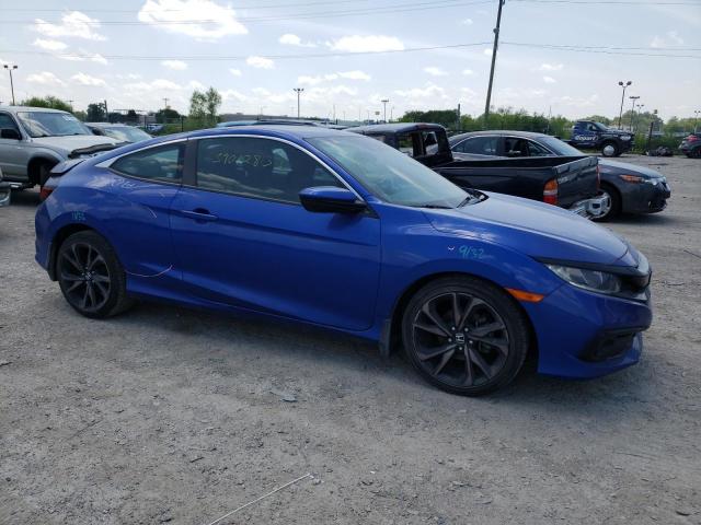 2HGFC4B86KH302307 - 2019 HONDA CIVIC SPORT 蓝色 照片 4