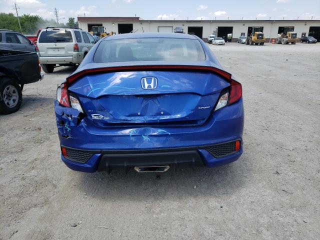 2HGFC4B86KH302307 - 2019 HONDA CIVIC SPORT 蓝色 照片 6