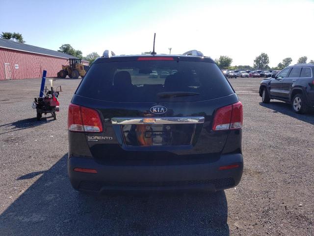 5XYKTDA25CG287566 - 2012 KIA SORENTO BASE BLACK photo 6