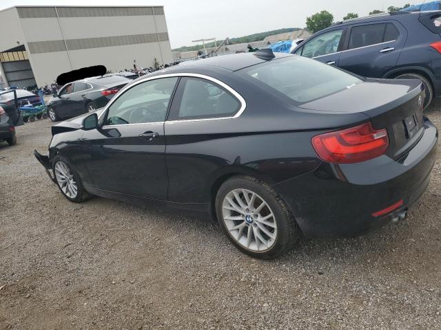 WBA1F5C54EVV99239 - 2014 BMW 228 I BLACK photo 2