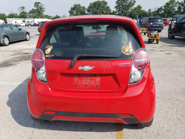 KL8CD6S91FC764133 - 2015 CHEVROLET SPARK 1LT RED photo 6
