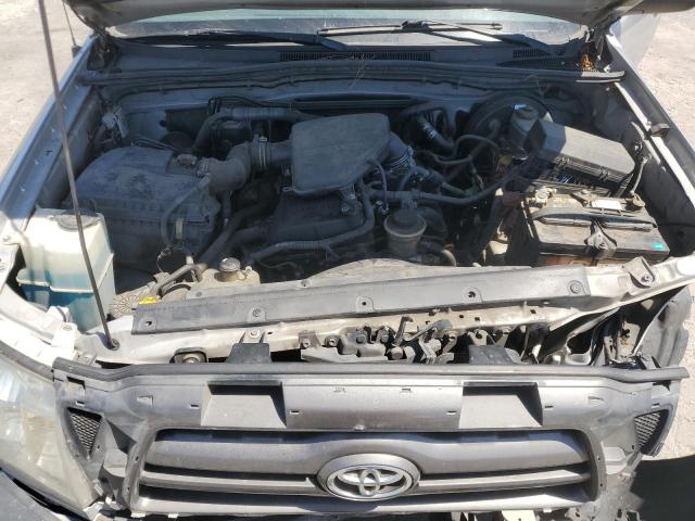 5TETX22N15Z031178 - 2005 TOYOTA TACOMA ACCESS CAB ვერცხლისფერი ფოტო 11