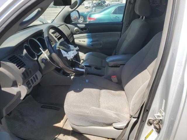 5TETX22N15Z031178 - 2005 TOYOTA TACOMA ACCESS CAB ვერცხლისფერი ფოტო 7