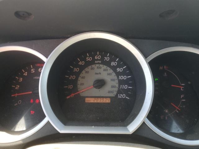 5TETX22N15Z031178 - 2005 TOYOTA TACOMA ACCESS CAB ვერცხლისფერი ფოტო 9