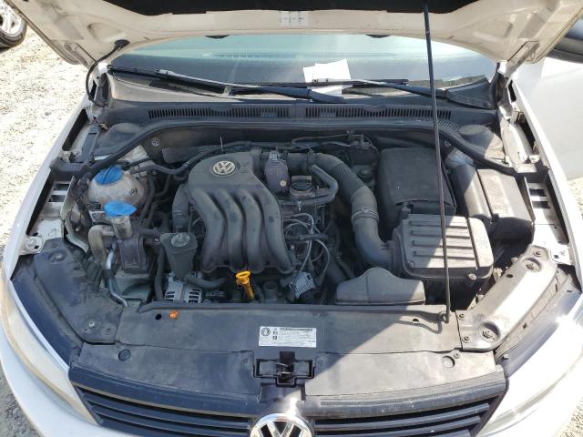 3VW1K7AJ4BM305416 - 2011 VOLKSWAGEN JETTA BASE 白色 照片 11