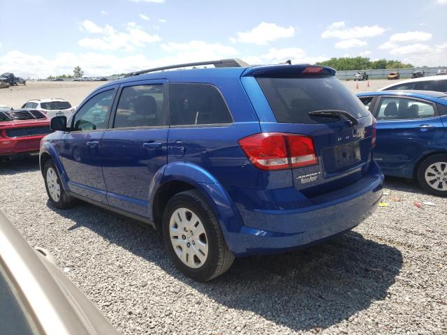 3C4PDCABXFT622430 - 2015 DODGE JOURNEY SE BLUE photo 2