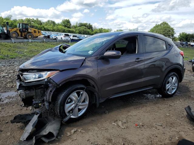 3CZRU6H73KM705563 - 2019 HONDA HR-V EXL GRAY photo 1