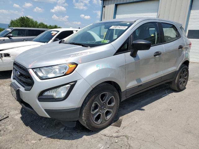 MAJ3P1RE6JC204160 - 2018 FORD ECOSPORT S SILVER photo 1