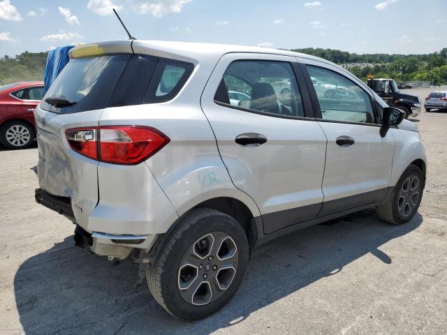 MAJ3P1RE6JC204160 - 2018 FORD ECOSPORT S SILVER photo 3