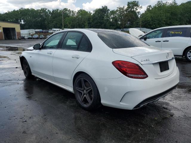 55SWF6EBXGU114507 - 2016 MERCEDES-BENZ C 450 4MATIC AMG WHITE photo 2