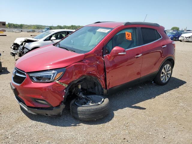 KL4CJGSB5HB004105 - 2017 BUICK ENCORE ESSENCE BURGUNDY photo 1