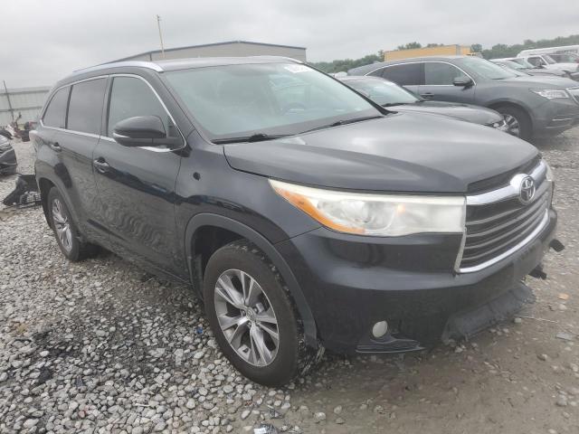 5TDJKRFH7ES018256 - 2014 TOYOTA HIGHLANDER XLE BLACK photo 4