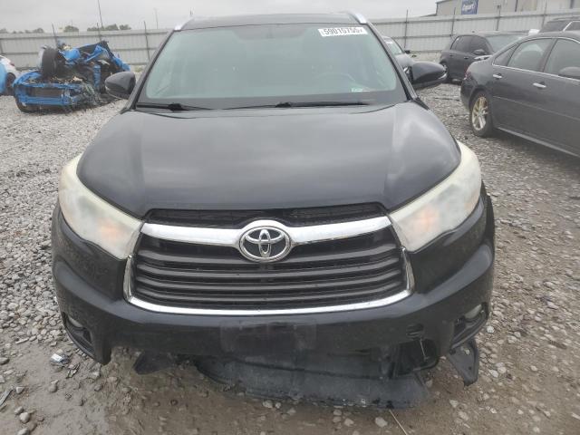 5TDJKRFH7ES018256 - 2014 TOYOTA HIGHLANDER XLE BLACK photo 5